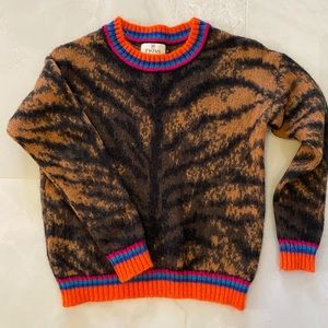 Tiger print Twin sweater